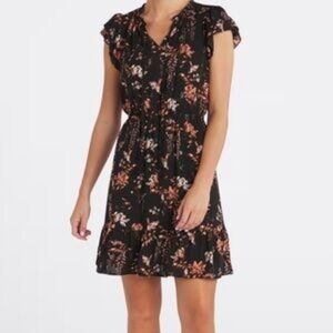 Les Serein Carissa Flutter Sleeve Dressn MP New With Tags Pit To Pit 20"